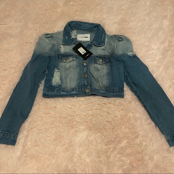 Cropped Jean jacket - Picture 3 of 5